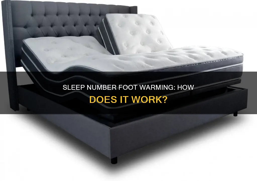 how does sleep number foot warming work
