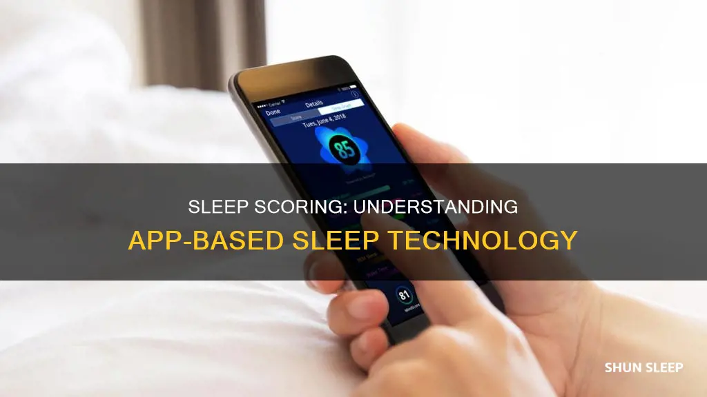 how does sleep score app work