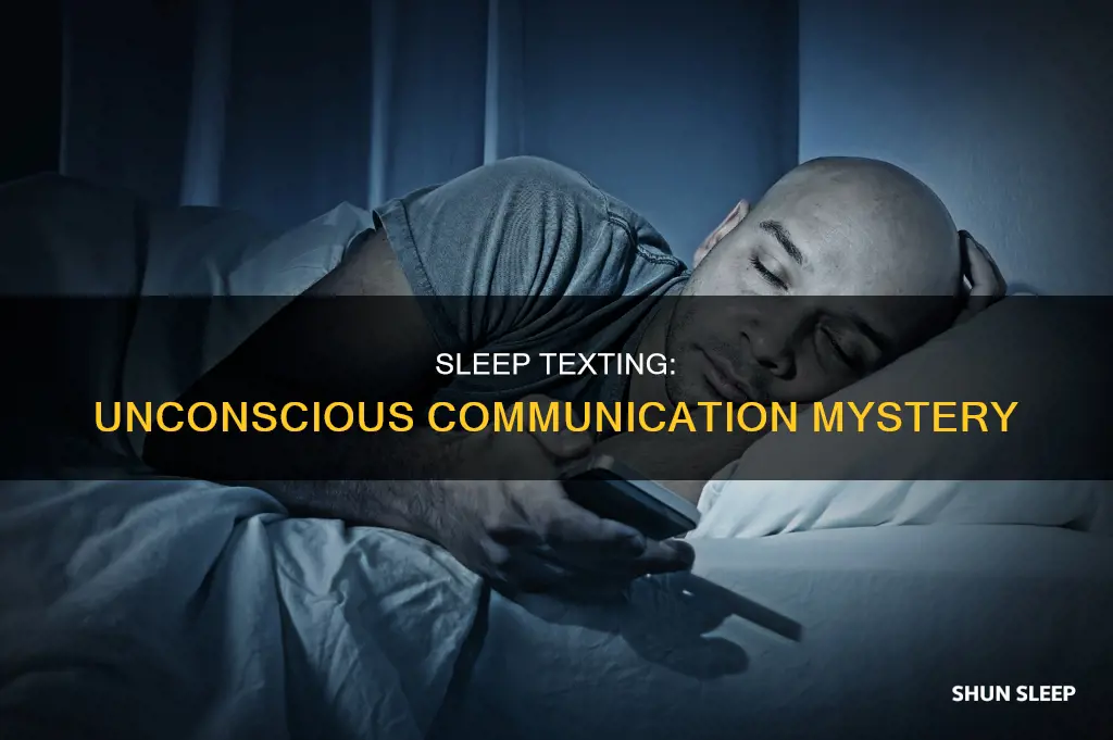 how does sleep texting work