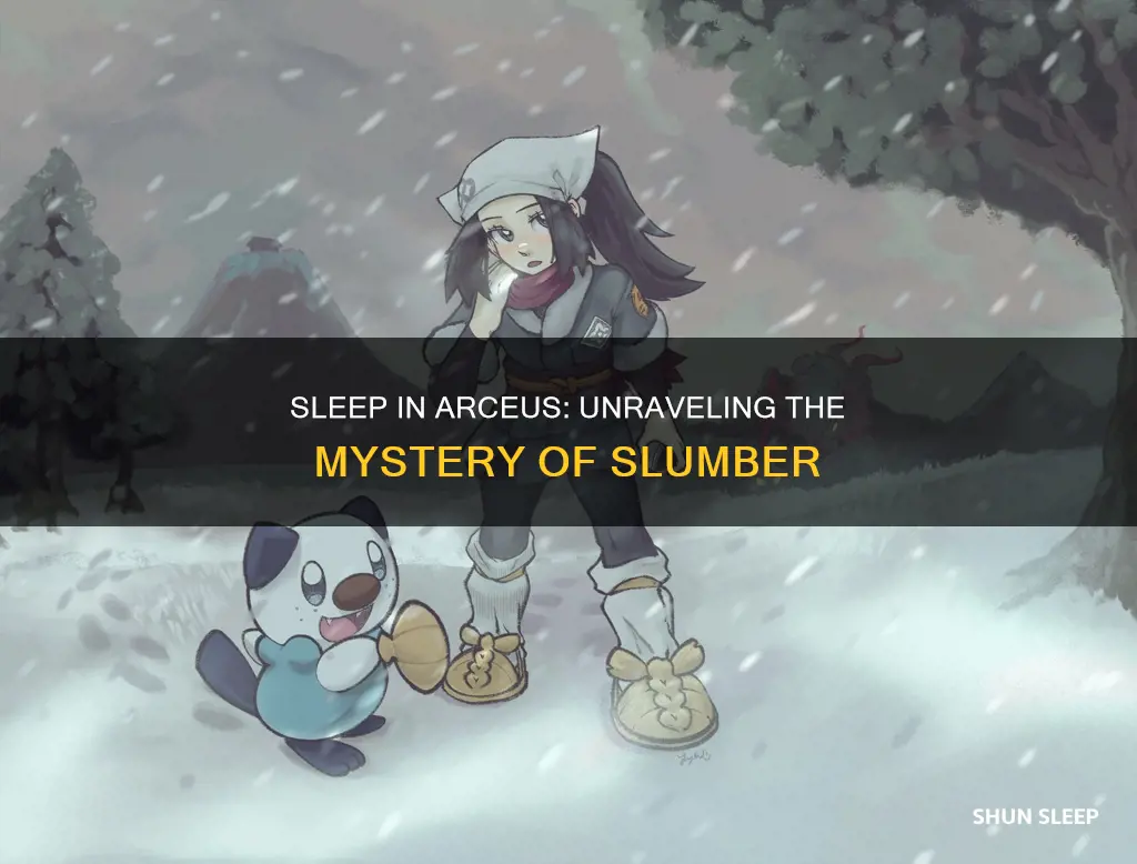 how does sleep work in arceus
