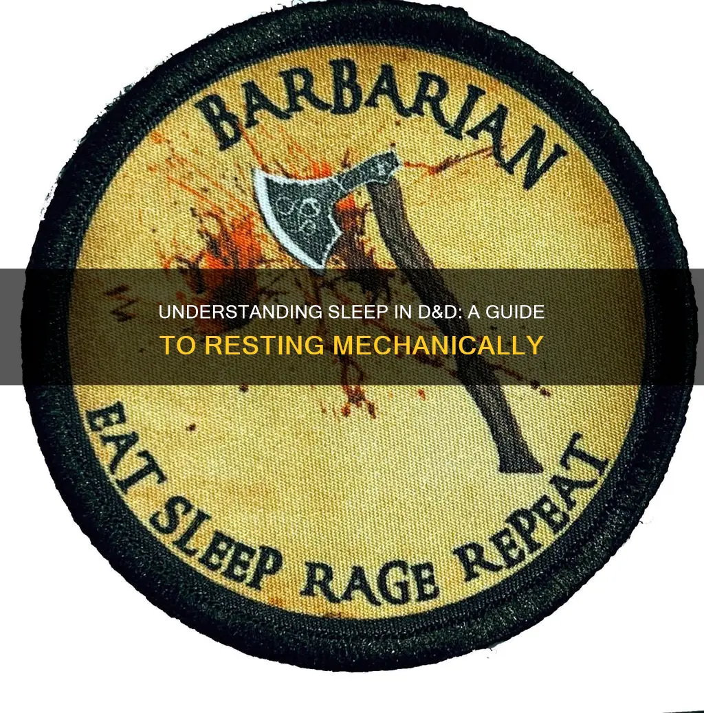 how does sleep work in d&amp