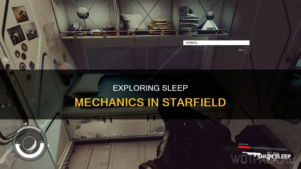 how does sleep work in starfield