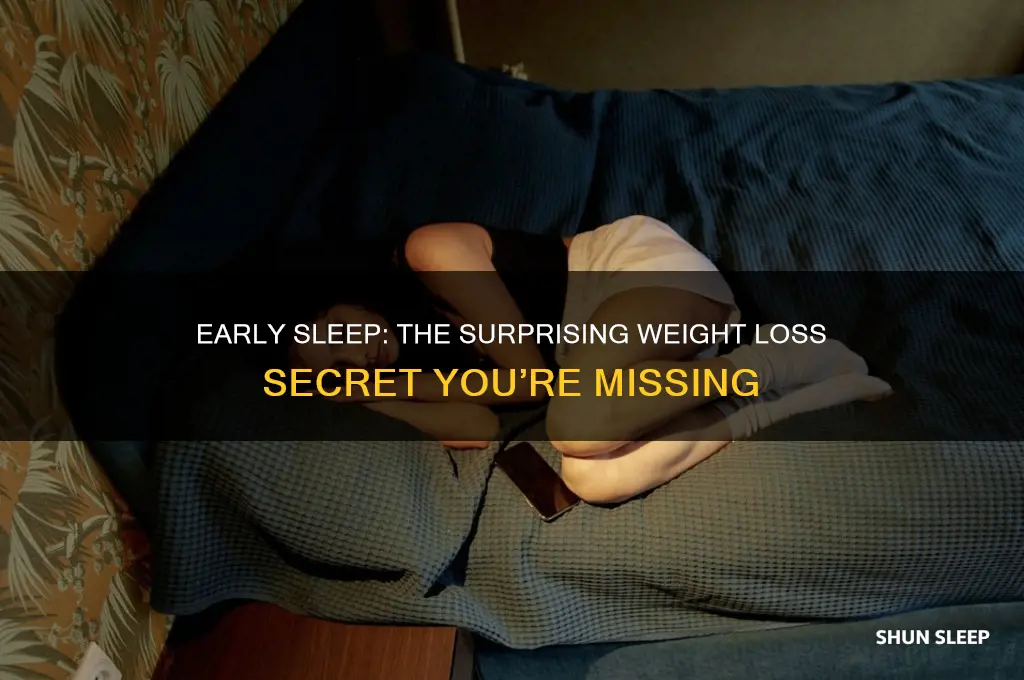 how does sleeping early help you lose weight