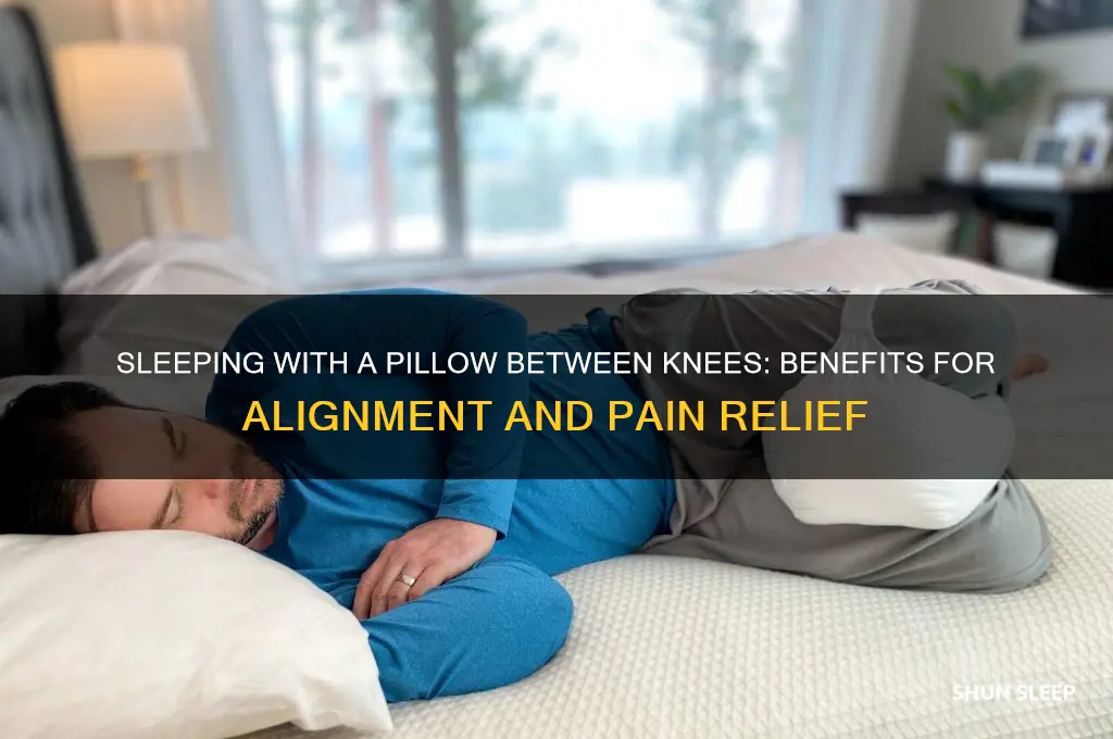how does sleeping with a pillow between your knees help
