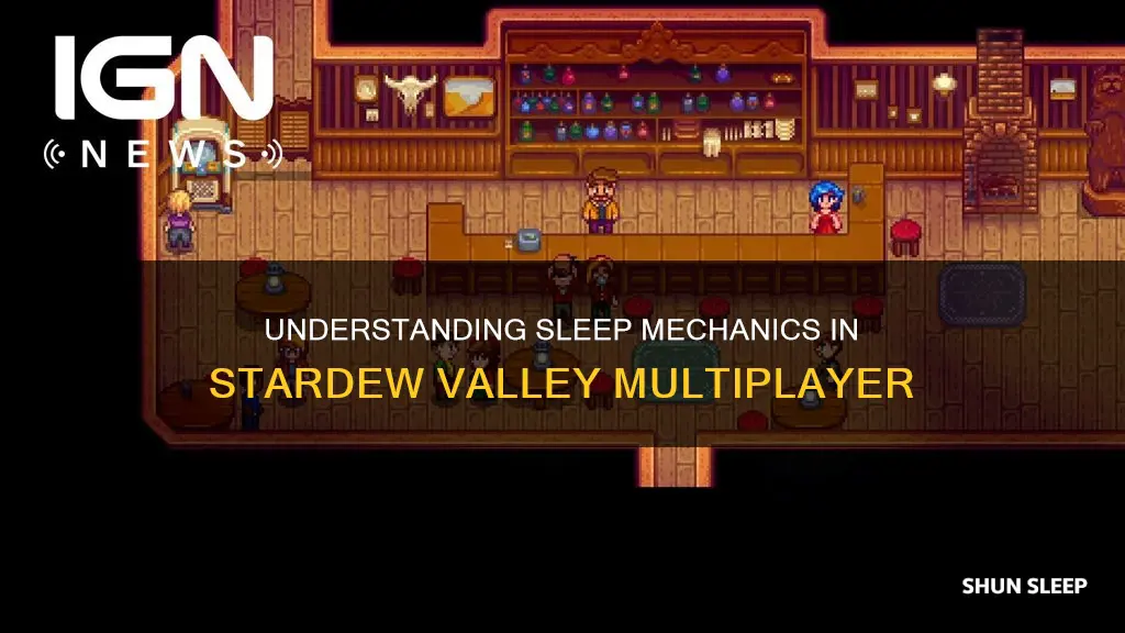 how does sleeping work on sdv multiplayer