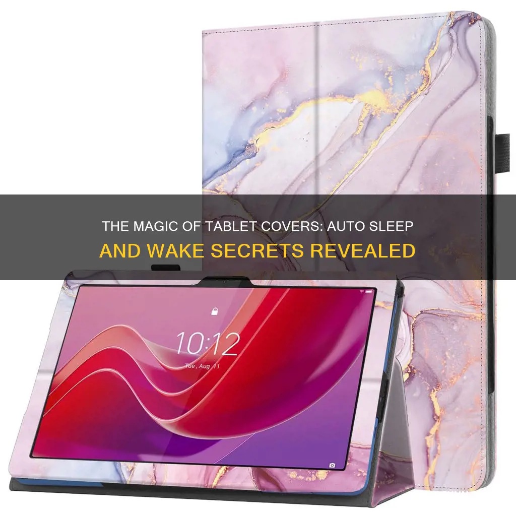 how does tablet cover auto sleep wake sleep work