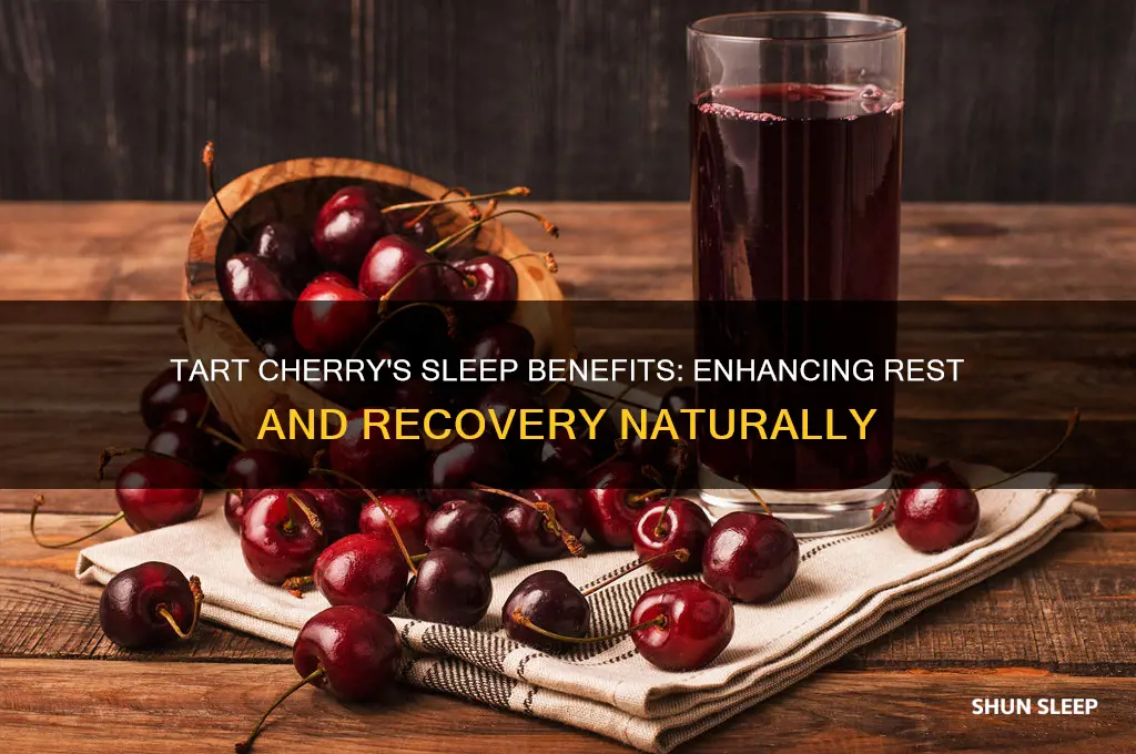 how does tart cherry help sleep