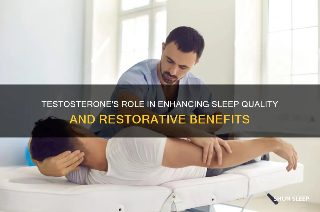 how does testosterone help sleep