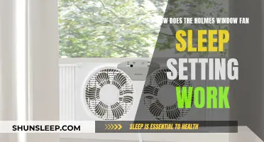 Understanding the Holmes Window Fan Sleep Setting