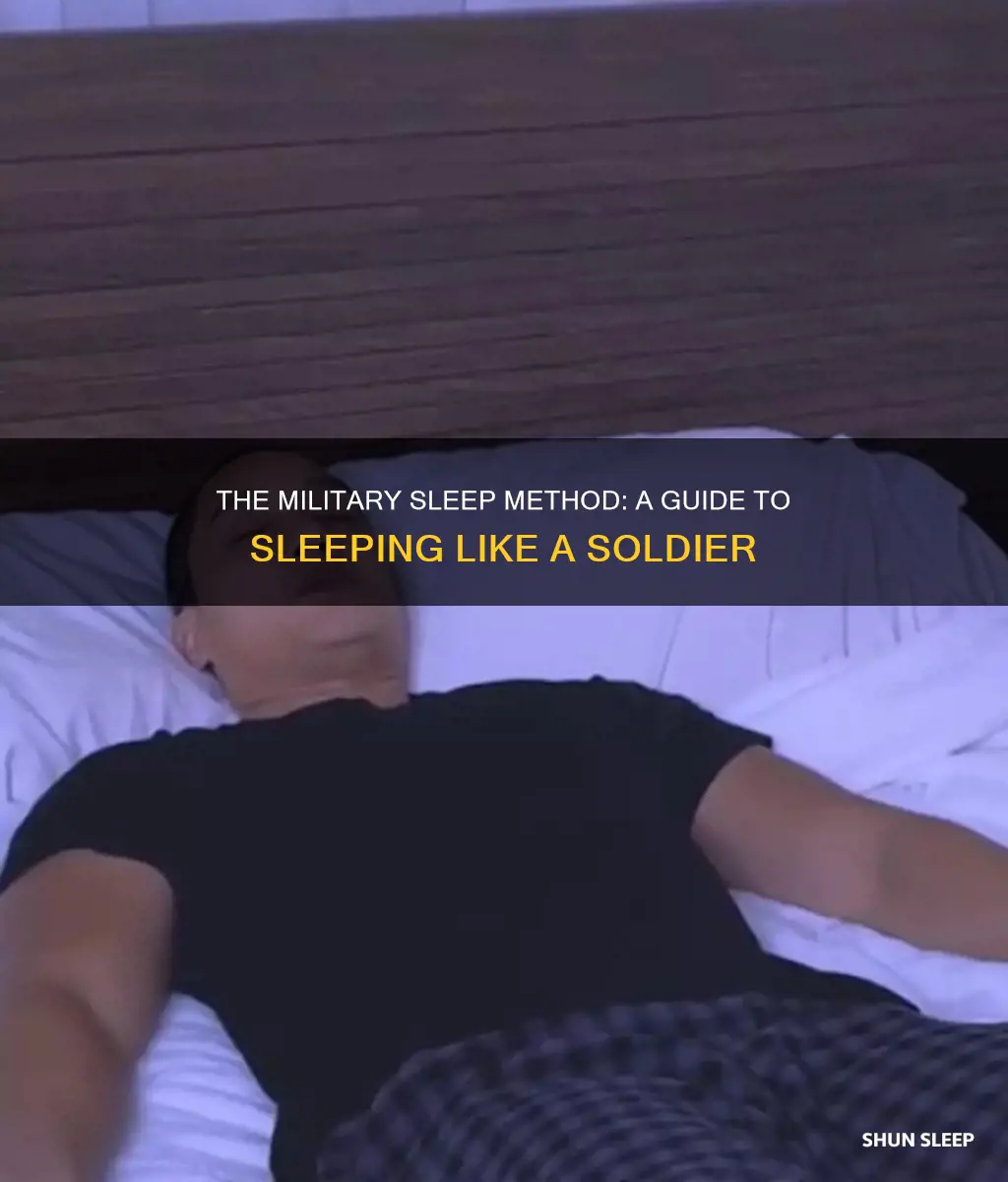 how does the military sleep method work