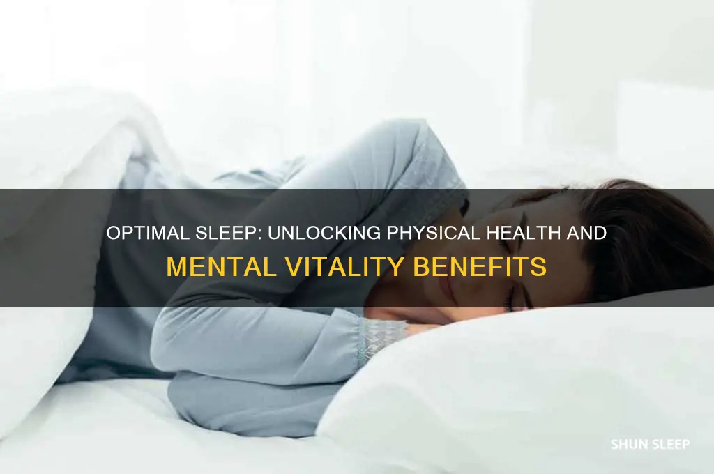 how does the right amount of sleep help your body