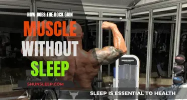 The Rock's Muscle Gain: No Sleep Required