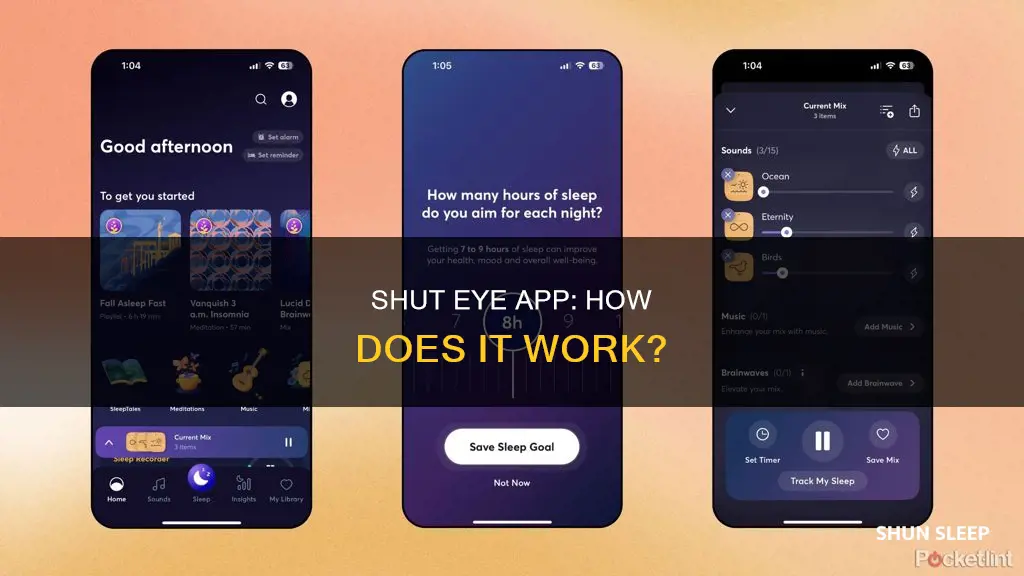 how does the shut eye app work