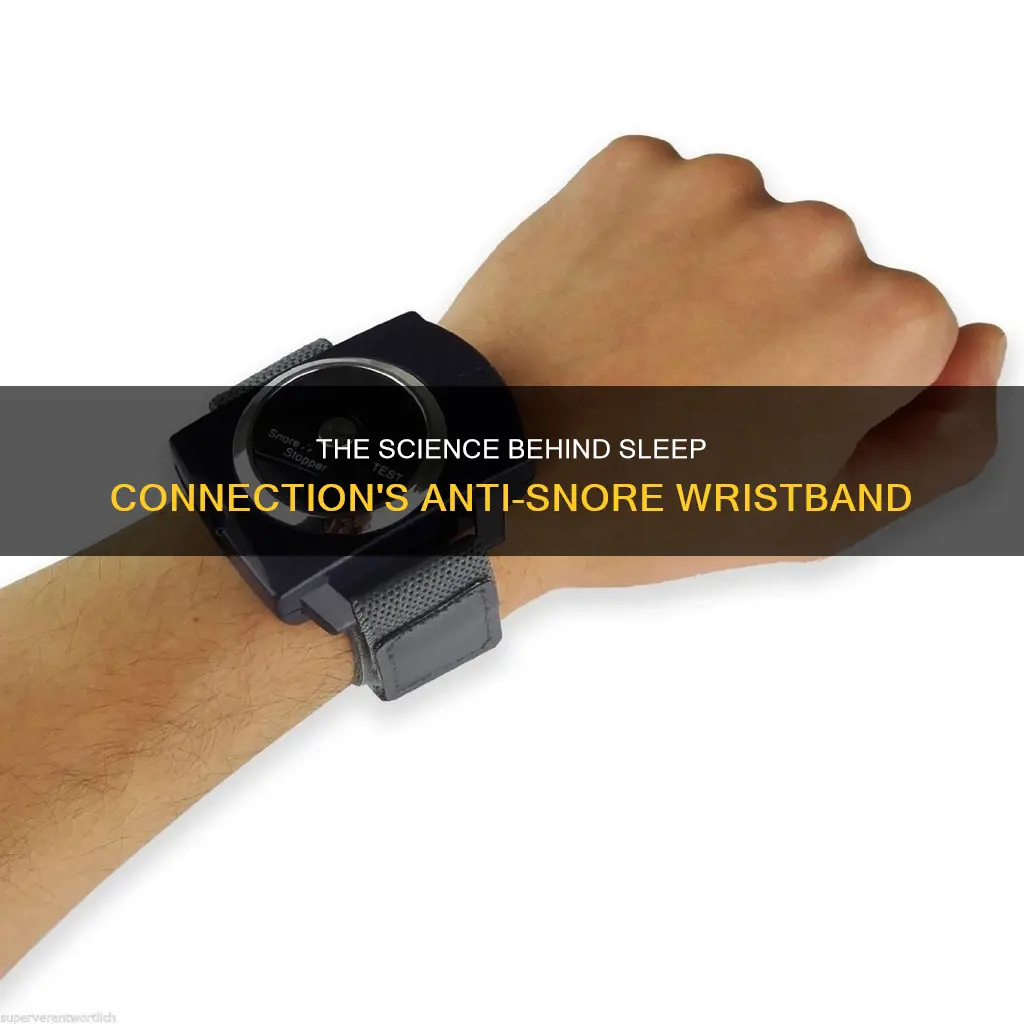 how does the sleep connection anti snore wristband work