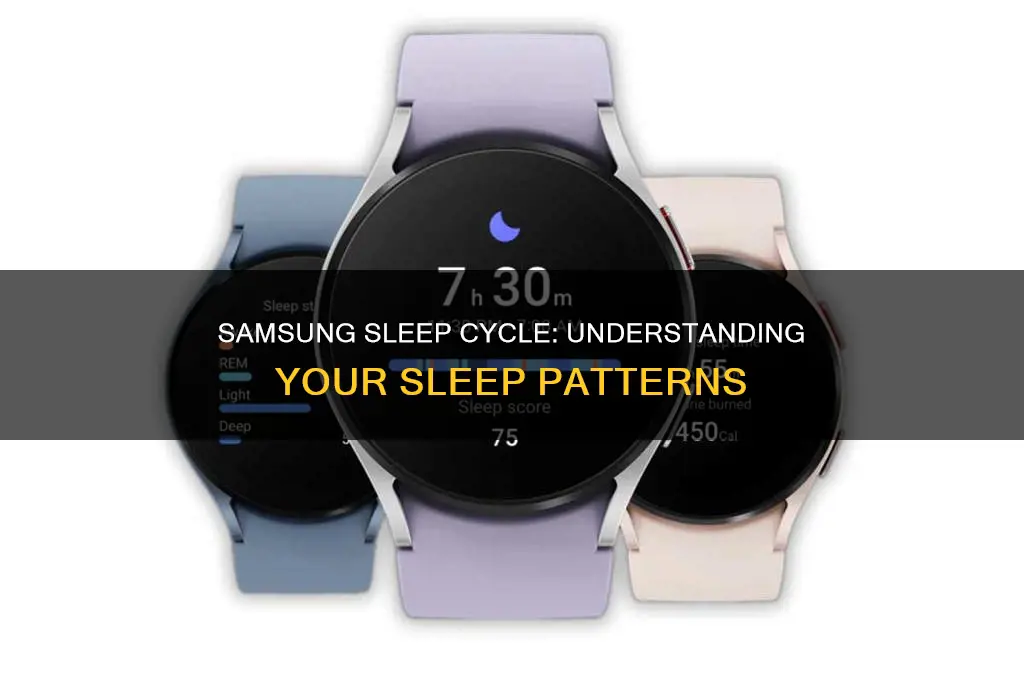 how does the sleep cycle work on samsung