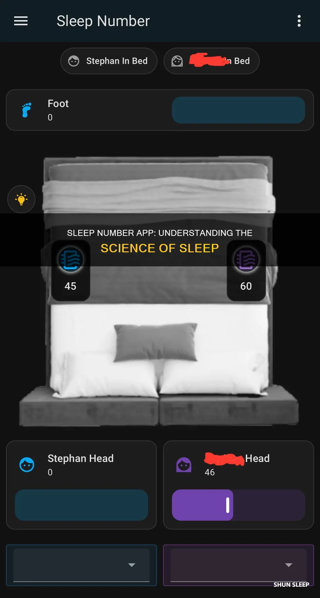how does the sleep number app work