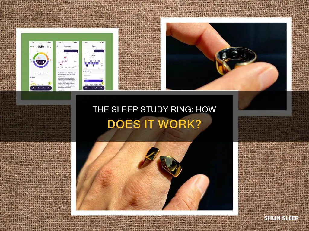 how does the sleep study ring work