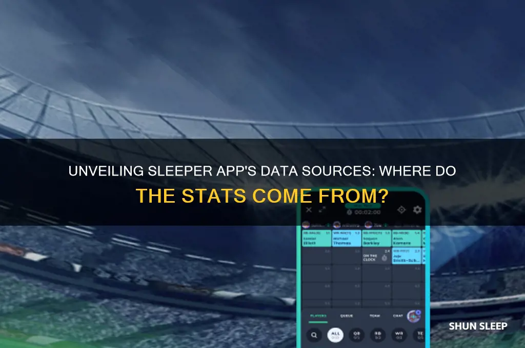 how does the sleeper app get its stats
