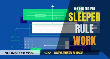Understanding the Split Sleeper Rule: Maximizing Rest Hours