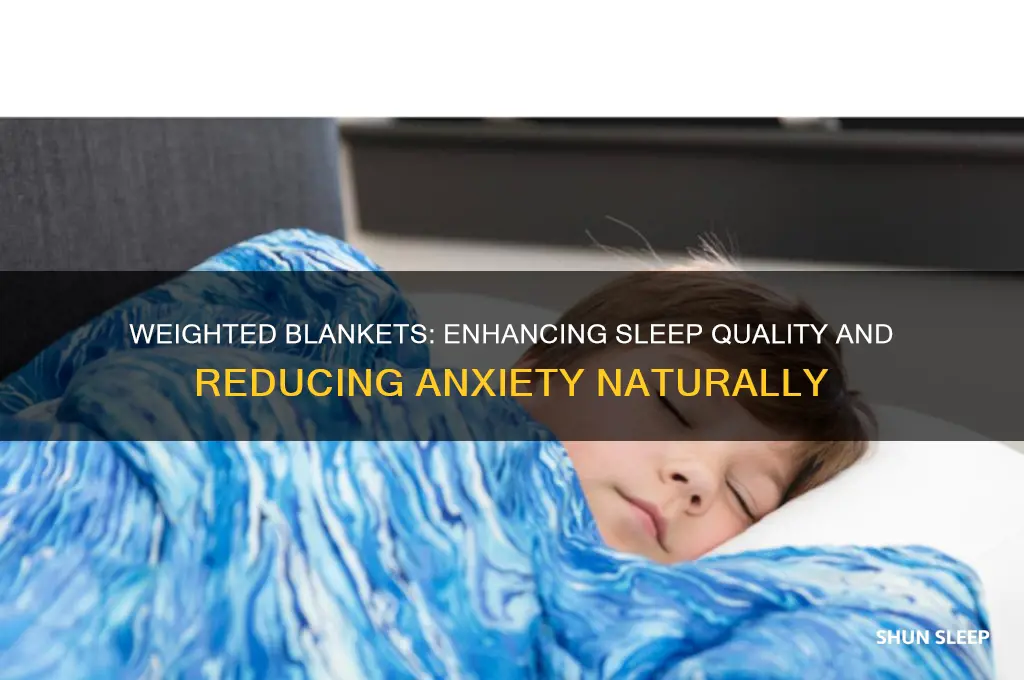 how does the waited blanket help you sleep