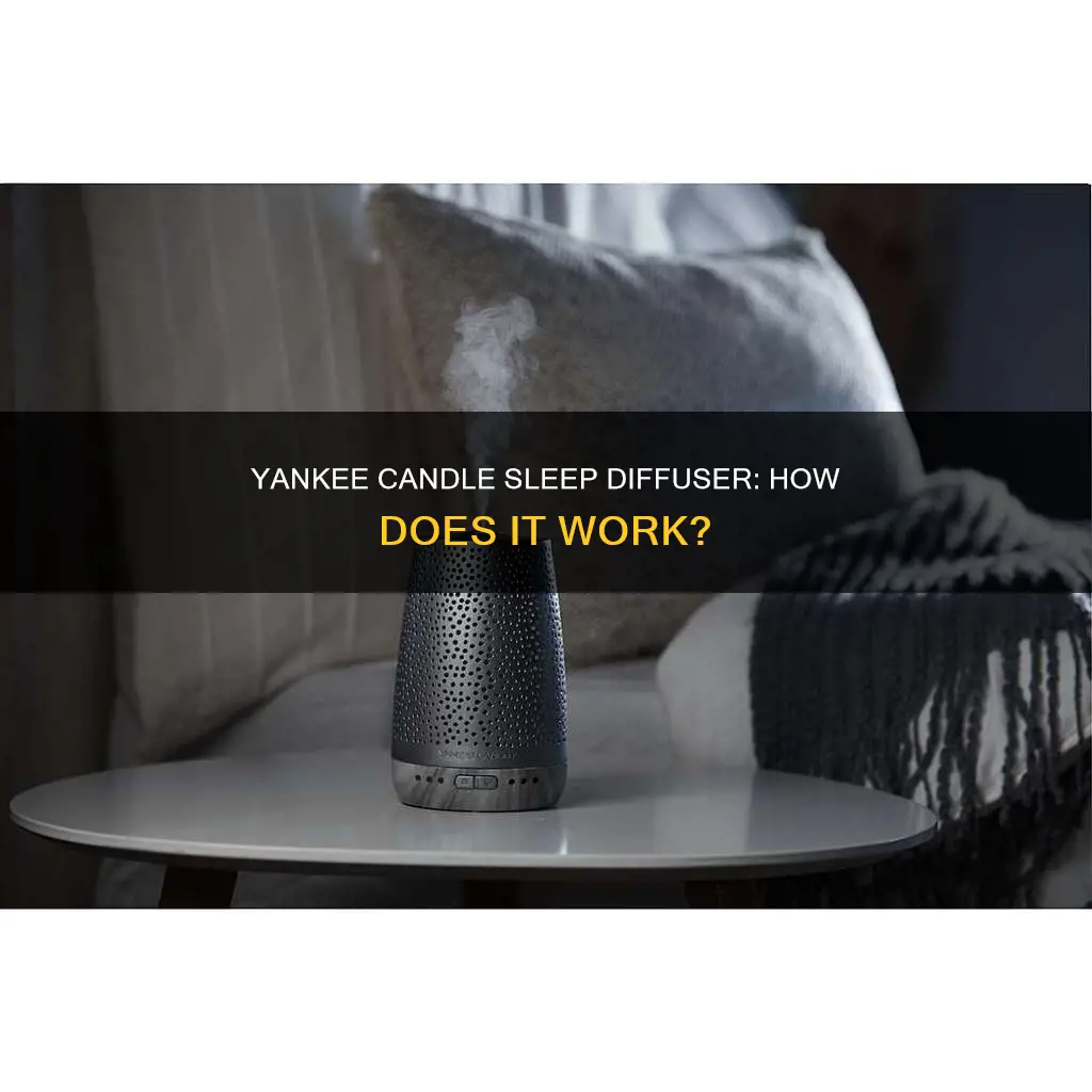 how does the yankee candle sleep diffuser work