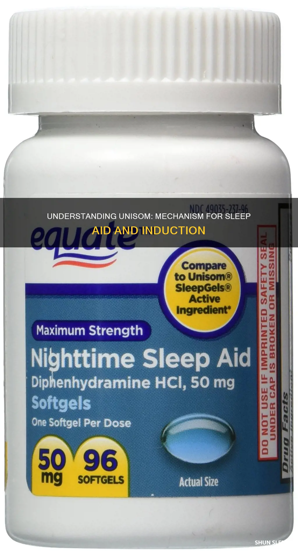 how does unisom sleep aid work