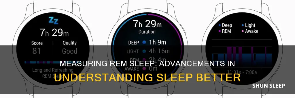 how does up measure rem sleep