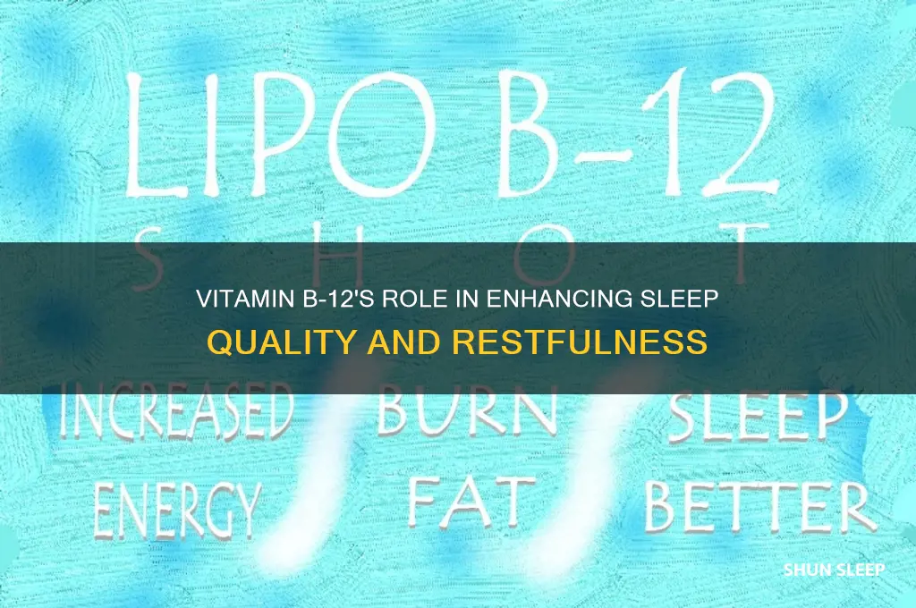 how does vitamin b-12 help with sleep