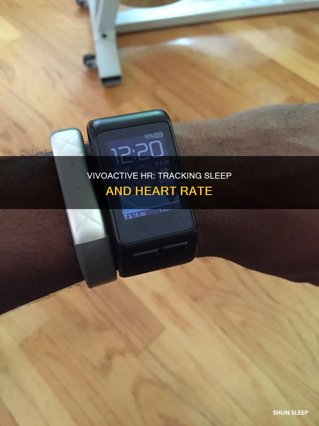 how does vivoactive hr track sleep