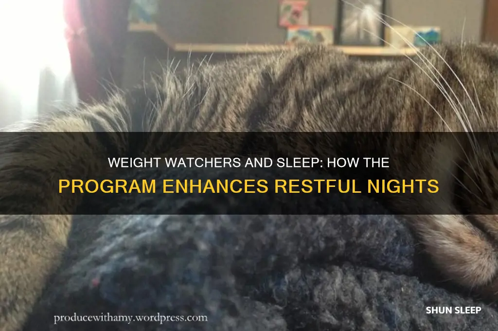 how does weight watchers help you sleep better