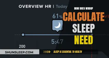 Whoop's Sleep Need Calculation: Behind the Scenes