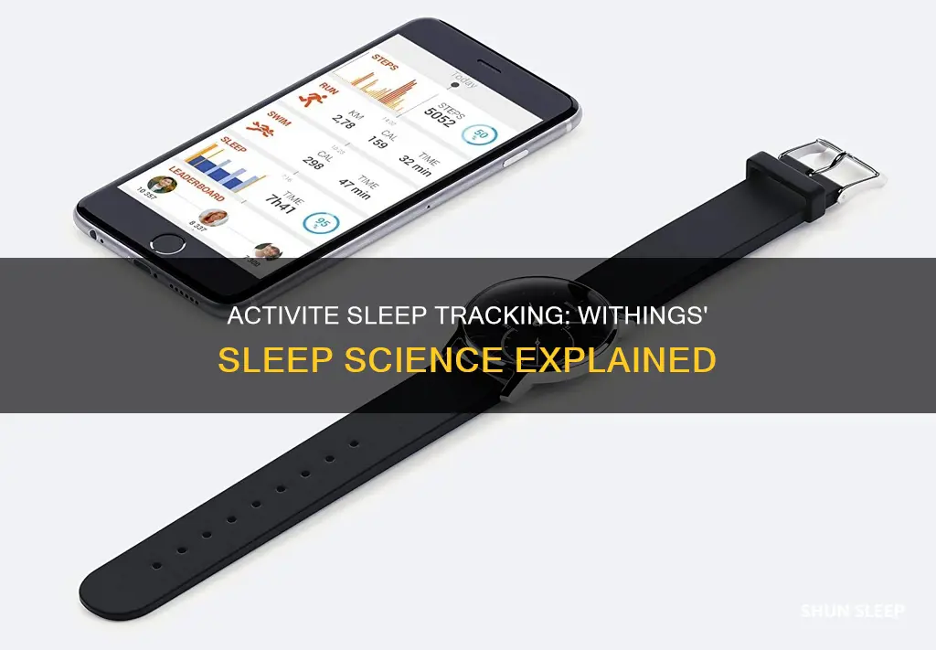 how does withings activite track sleep
