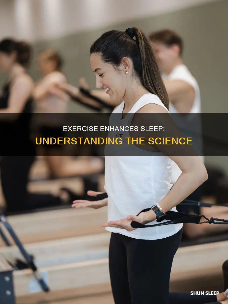 how does working out improve sleep