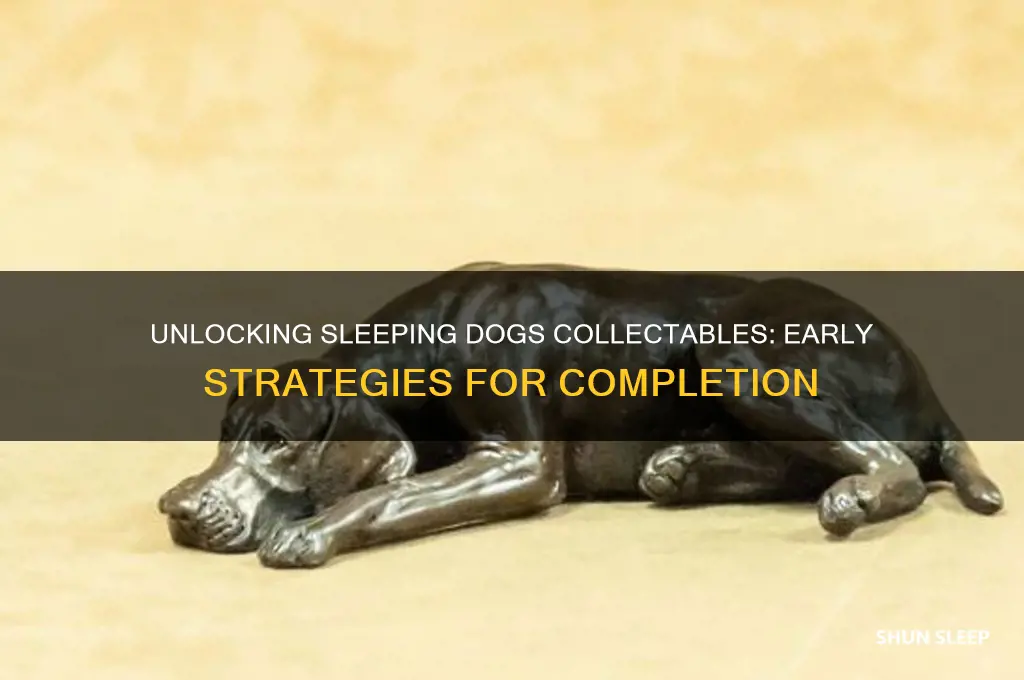 how early can you get all collectables in sleeping dogs