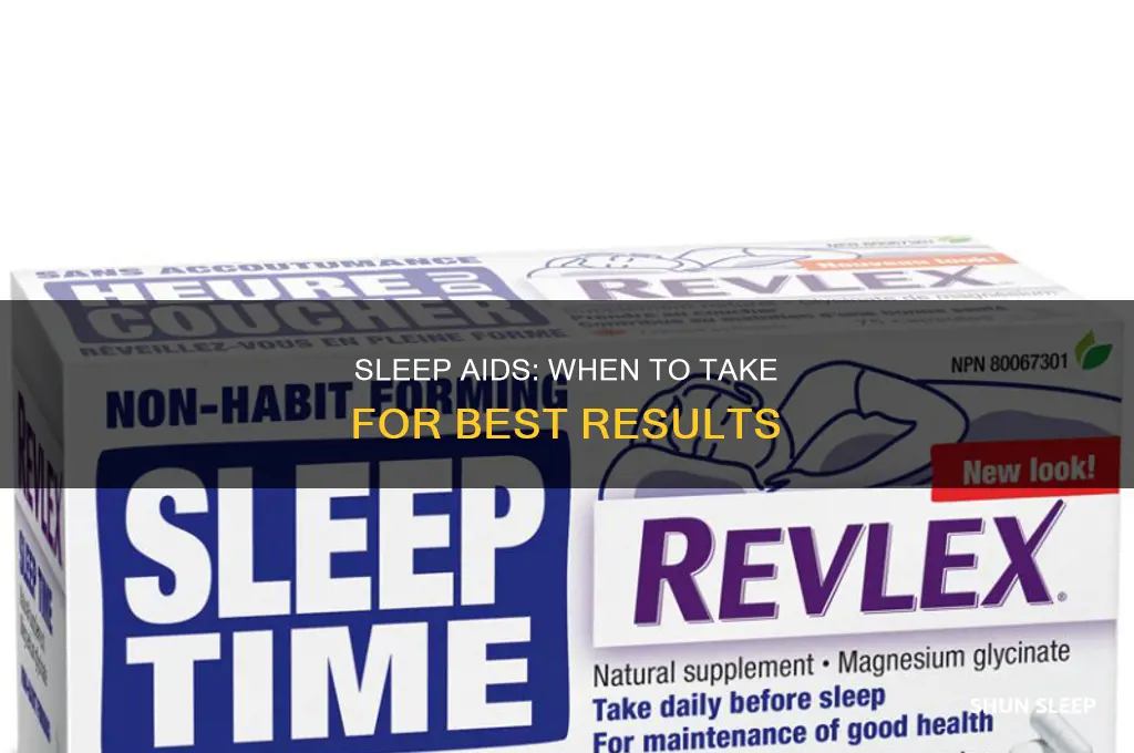 how early to take sleep aid