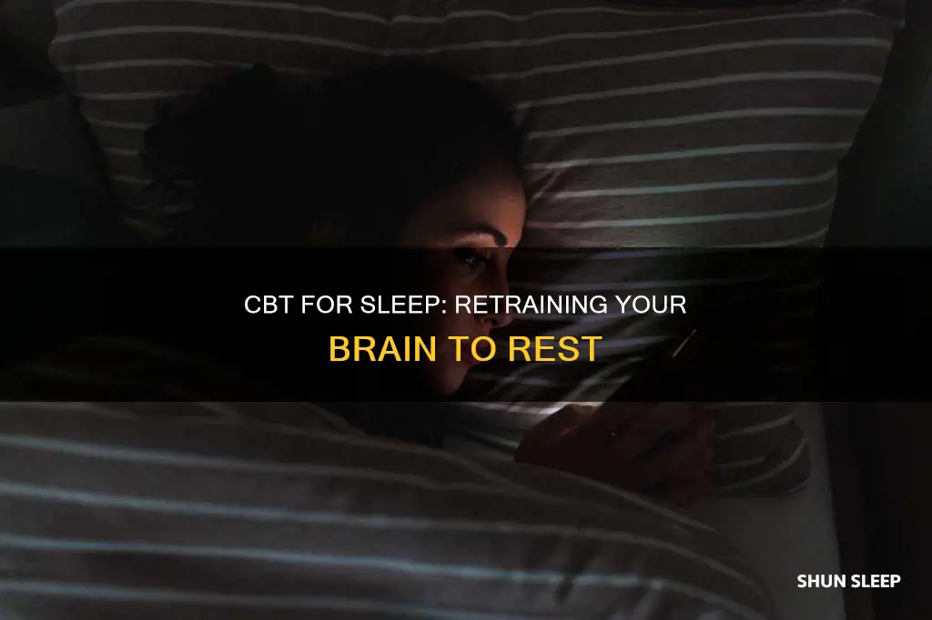 how exactly does cbt work to improve sleep
