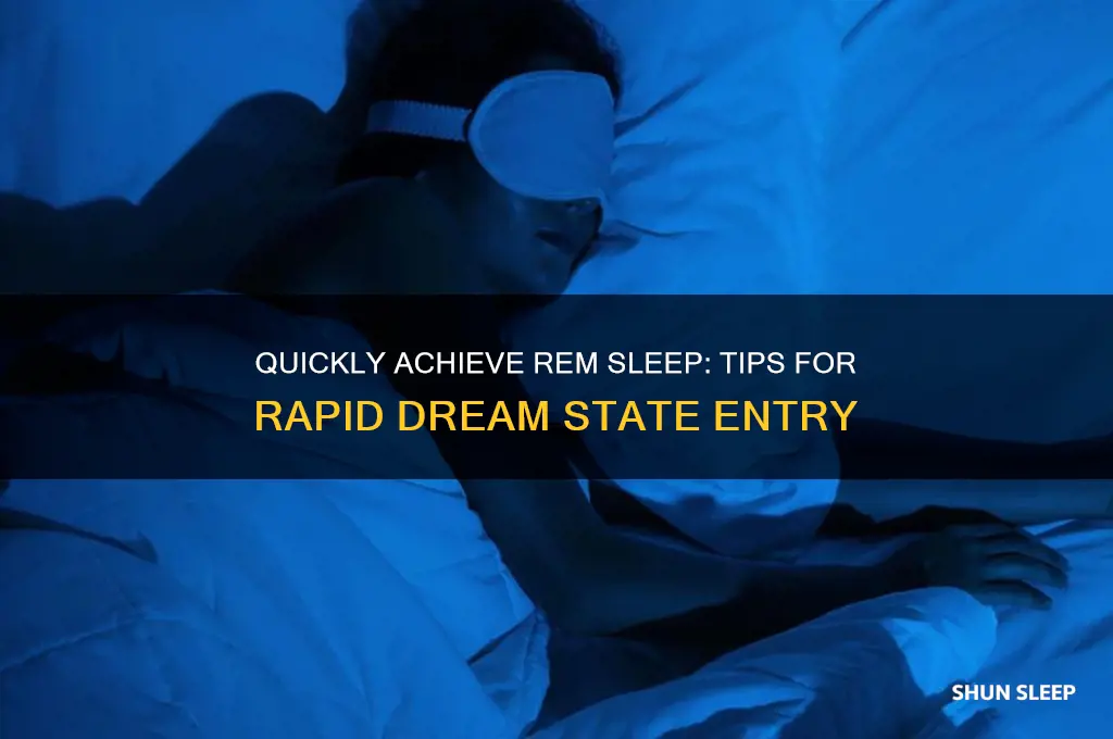 how fast can you get into rem sleep