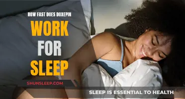 Doxepin's Effectiveness for Sleep: How Fast Does It Work?