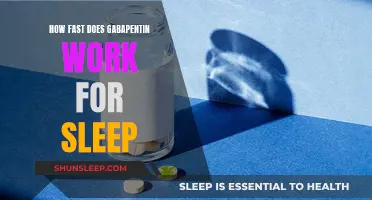 Gabapentin's Effect on Sleep: How Fast Does It Work?