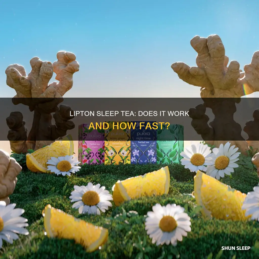 how fast does lipton sleep tea work