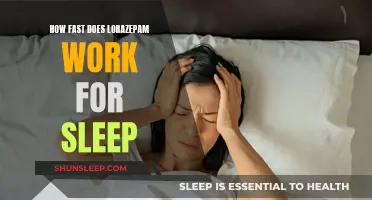Lorazepam's Effect on Sleep: How Fast Does It Work?