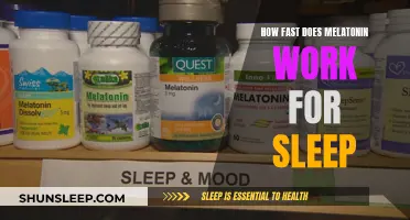Melatonin's Effect on Sleep: How Fast Does It Work?