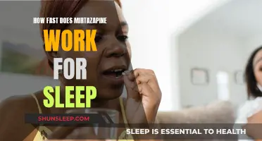 Mirtazapine's Effect on Sleep: Quick Results Explained