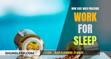 Prazosin's Effect on Sleep: How Fast Does It Work?