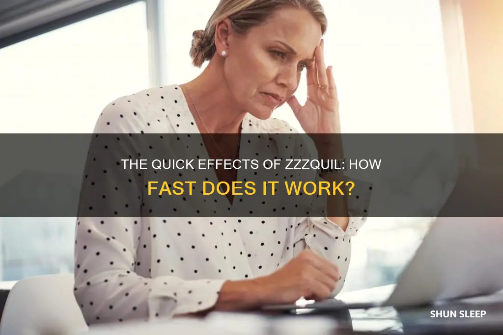 how fast does zzzquil work