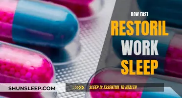 Restoril's Rapid Effect: Sleep in a Hurry