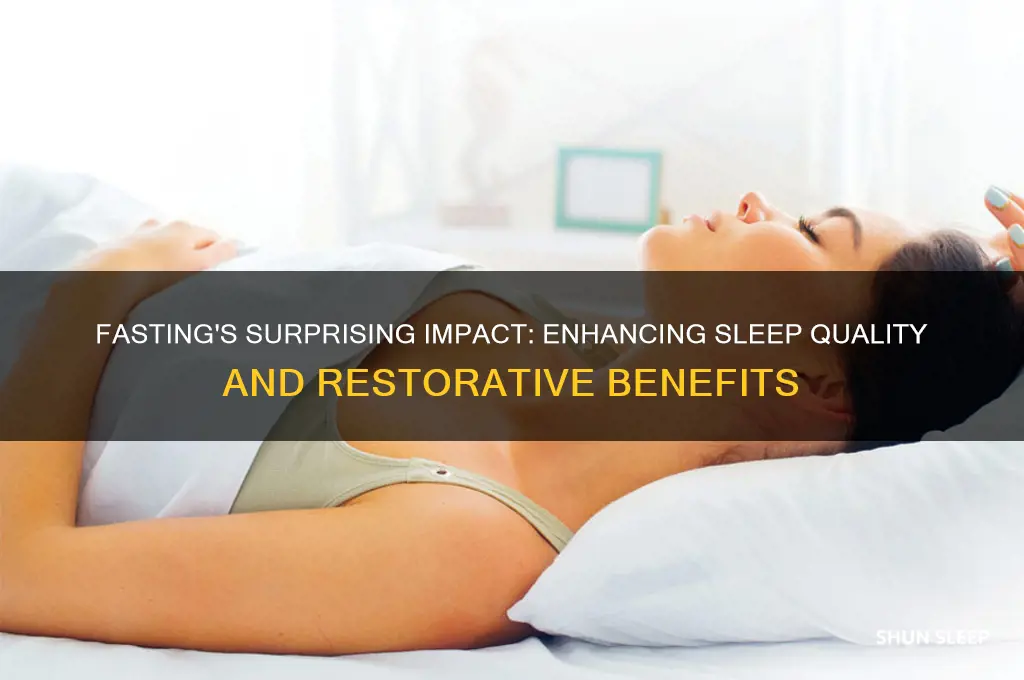 how fasting helps your sleep