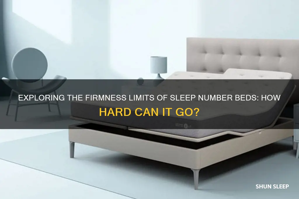 how firm can a sleep number bed get
