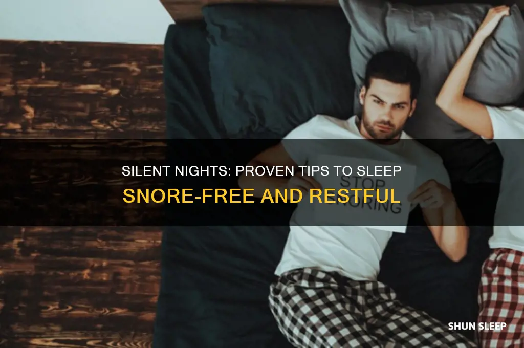 how get good sleep without snoring