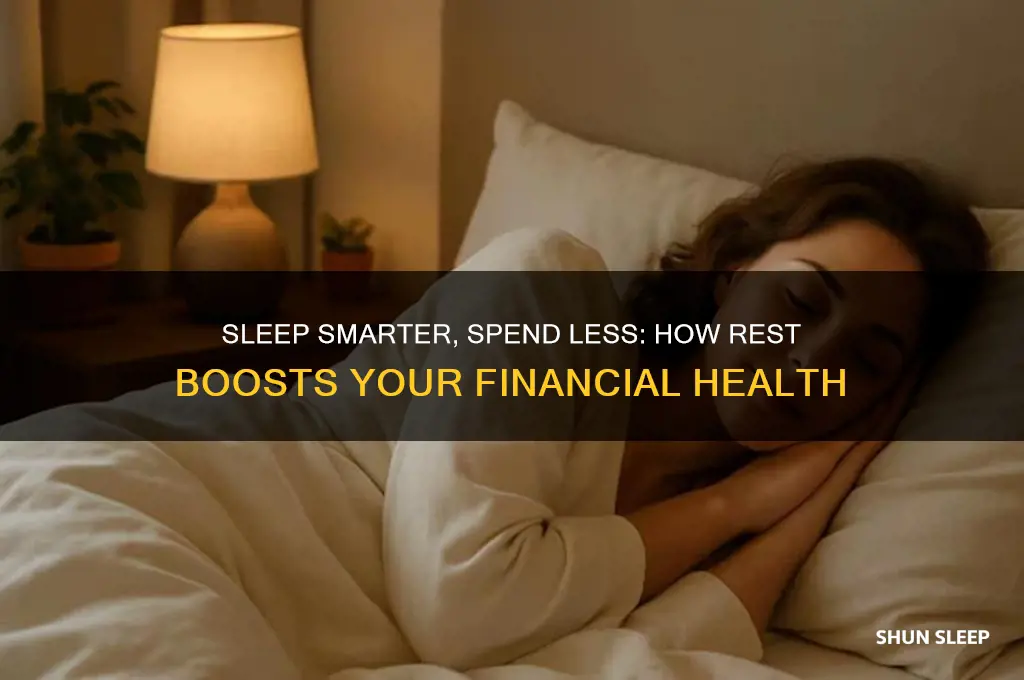 how getting enough sleep helps you save money